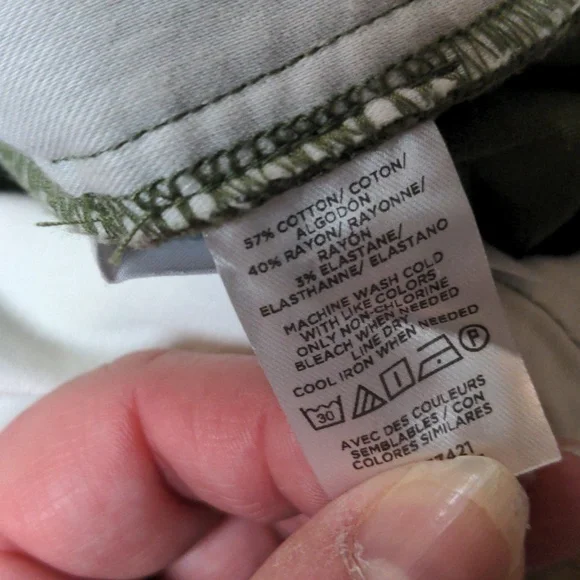 Loft High Waist Leggings Army Green NWT Size 12/31 - Picture 7 of 7